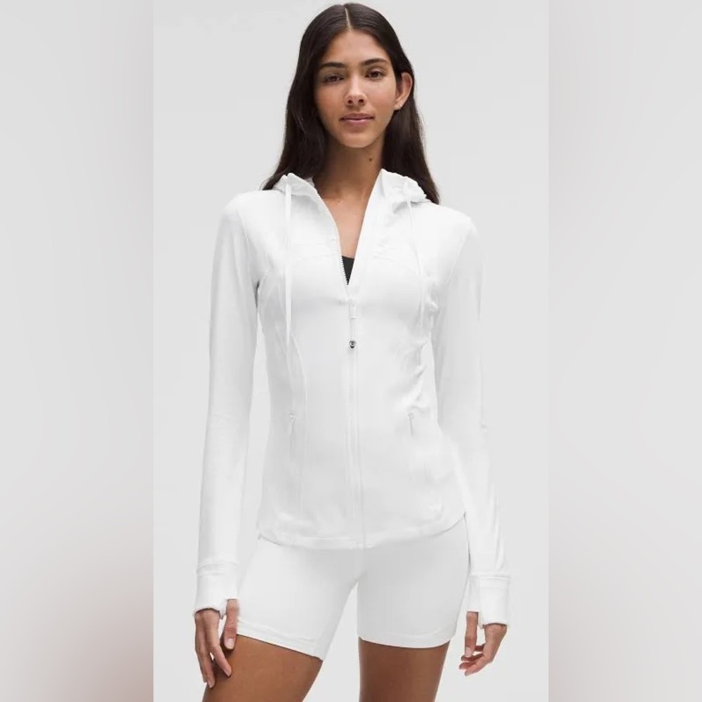 Lululemon Define Hooded Jacket White